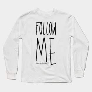 Follow me! Yellow Long Sleeve T-Shirt